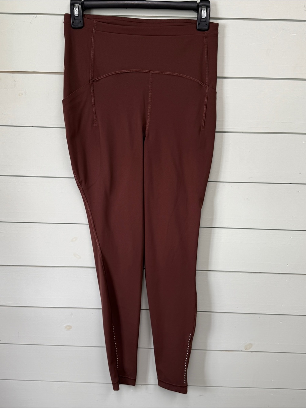 Lululemon swift speed high rise leggings 28" brown earth women's size 6